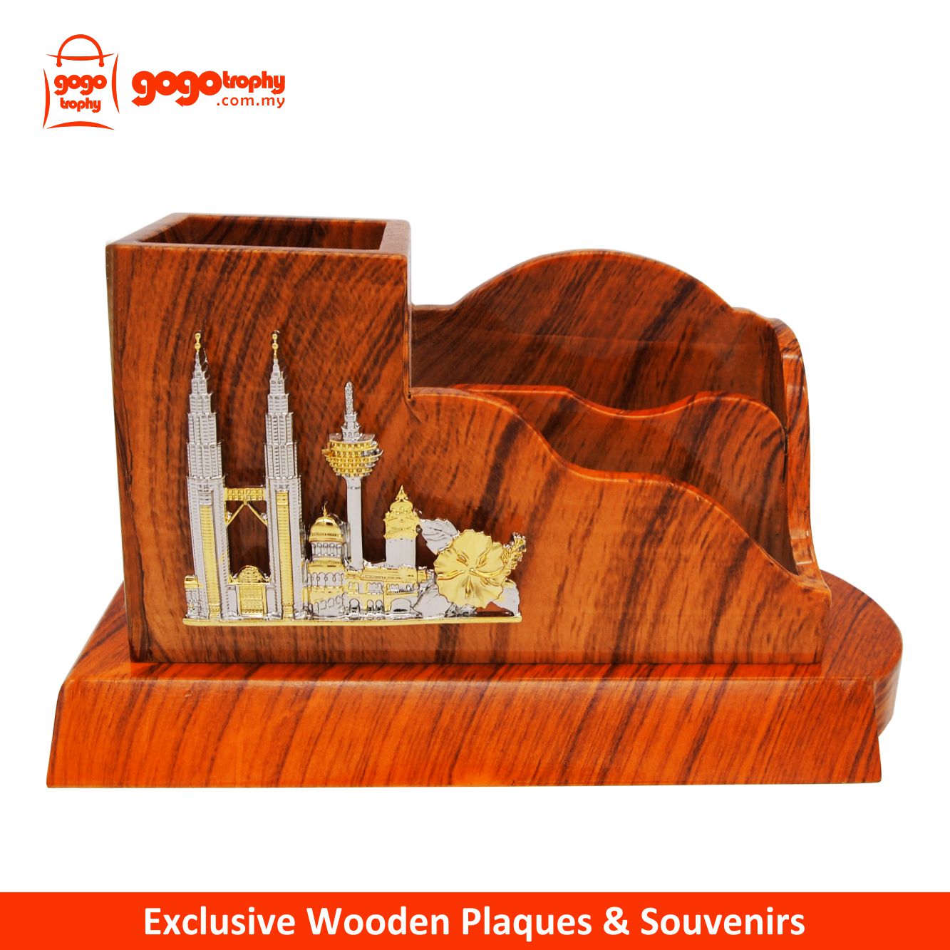 7202 Exclusive Wooden Penholder (without Pen)